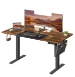 Bureau Assis-Debout Électrique Songmics LSD016X01 à 139,99€