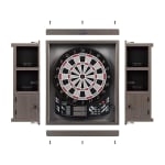 Medal Sports Tablero de Dardos con Iluminación LED por $997 en Costco