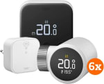 Tado Slimme Thermostaat X Startpakket + 6 radiatorknoppen voor €479,95 bij Tink