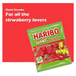 Haribo Sweet Tubs £4.08–£4.56 (Giant Strawberrys, Dummies, Goldbears)