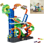 Hot Wheels City ultieme garage met T-Rex
