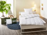 Fjödur Couette à cassettes classique avec des plumes et du duvet à 49,99€