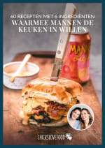 Kookboek: 60 recepten met 6 ingrediënten waarmee mannen de keuken in willen voor €15