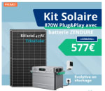 Kit solaire bifacial Zendure 880W Plug & Play avec Batterie Solarflow à 577,99€