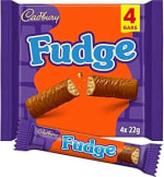 Cadbury Milk Chocolate Fudge Bar, 88g (Pack of 4 Bars) - 95p / 85p S&S