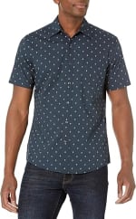 Amazon Essentials Slim Fit Printed Shirt Deal on Amazon for £8.58