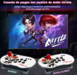 Consola juegos Retro MT6 doble Host 15000 juegos por 32,90€