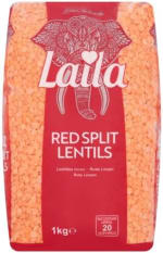 Laila Red Split Lentils 1Kg (Pack of 1) at checkout Max 6 per customer. 80p S&S
