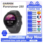 Montre connectée Garmin Forerunner 255 à 153,75€