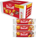 Lotus Biscoff Sandwich Cookies Assortiment 6 x 150g voor €7,99 bij Amazon