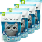 Pack 4 Arena Tofu Aglomerante para Gatos por 20,71€