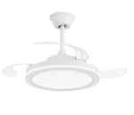 NARVI Ventilador techo Blanco, tamaño 50 cm, 3 Palas retráctiles por 34.38€