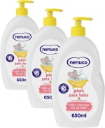 Pack 3 Nenuco Jabón para Baño, con Leche de Almendras Dulces 650 ml por 7.19€
