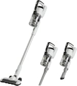 Amazon Basics 2 in 1 Cordless Vacuum Cleaner with DC Motor 150W 0.7L, White and Blac