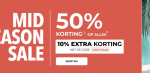 10% extra korting op de sale tot 50% bij Yves Rocher