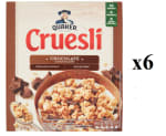 6 x QUAKER Cereales muesli con chocolate Cruesli 375 g. por 17.4€