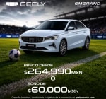 Geely Emgrand por solo $264,990
