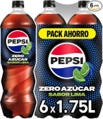 6 botellas Pepsi zero Lima Refresco de cola con cero azúcar y calorías por 5,70€