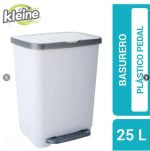 Basurero 25 Litros Plástico Blanco KLEINE WOLKE $8.890 Disponible en Sodimac, Chile