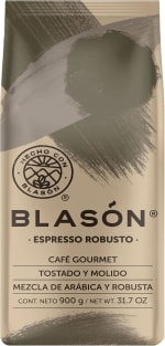 Blasón Café Gourmet Tostado y Molido Espresso Robusto 900g por $193 en Amazon
