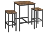 VASAGLE Mesa de Bar con Sillas por 51,59€