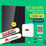 Kit Solaire Onduleur Hybride Huawei 3kW 3500W à 1359,90€