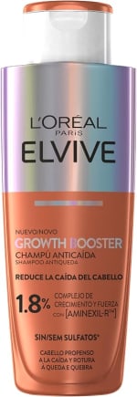 3 botes L'Oréal Paris Elvive Growth Booster Champú Anticaída 200ml por 7.66€ Amazon