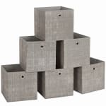 JOYFURNOS Opbergkubussen in Pampas Grijs – Set van 6 voor €1,99 bij Joybuy