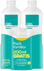 Pack Geles Inibsa 2 Geles Dermatológicos 1000 ml + Champú 200 ml por 7.54€