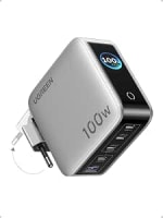 UGREEN Nexode Pro Cargador USB C 100W Carga Rápida Pantalla TFT por 44.99€