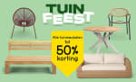 Tot 50% korting op alle tuinmeubelen bij Leen Bakker