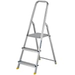 Werner 3 tread Aluminium High handrail Step Ladder + 10 Year guarantee (free click an