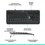 Logitech MK540 Advanced (pack clavier + souris) pour 32,99€