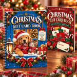 Librito para tarjetas de regalo navideñas (pack de 2) por 15,99€