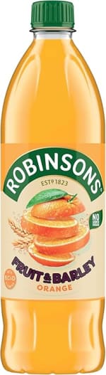 Robinsons Orange Fruit & Barley Squash 1L for 95p S&S