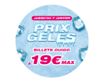 Bénéficiez de 100 000 billets à 19€ maximum