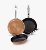 Monix Copper Set 3 Sartenes, Lote 18, 22 y 26 cm todo tipo cocinas por 32.79€