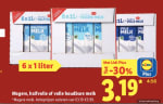 6 Pakken melk voor €3,19 met de Lidl plus app