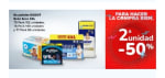 Segunda Unidad al -50% de Descuento en Pañales en Carrefour.