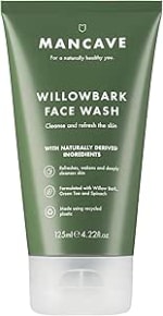 ManCave Willowbark Face Wash 125ml for Men, Detox Face Wash (£1.70 - £1.90 with S&S)