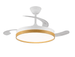 Akunadecor Ventilador techo modelo SECUOYA motor DC 6 velocidades Led 45W por 54,95€