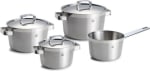 BK Conical Profi 18/10 roestvrij stalen kookgerei set 4-delig voor €93,99 bij Bol