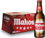 2 pack Mahou 5 Estrellas Pack de 24 Botellas x 25 cl por 15.09€