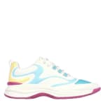 Skechers Glossed Hot Melt Embossed Neoprene Low-Top Trainers Womens