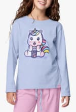 Pijama Largo Algodón Niña Invierno C2 N252 Top $6.990 en Mercado Libre Chile