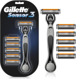 GILLETTE Sensor3, 1 mango + 6 cartuchos por $126 en Amazon