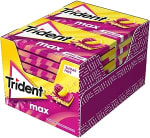 Pack 12 uds de TRIDENT Chicles Sabor Frambuesa y Limón Sin Azúcar por 5.52€