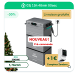 Pack Batterie Zendure Solarflow 800 Plus à 1.917€