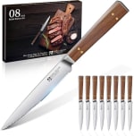 Purple Dragon Set de 8 couteaux à steak pour 22,04€ chez Amazon