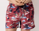 Shorts de Baño Estampado con Elástico Revestido Por $11.043